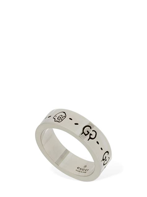 men's gucci ghost ring|Gucci ghost ring thin.